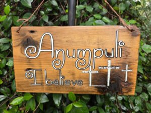 Anumpuli - Reclaimed wood sign