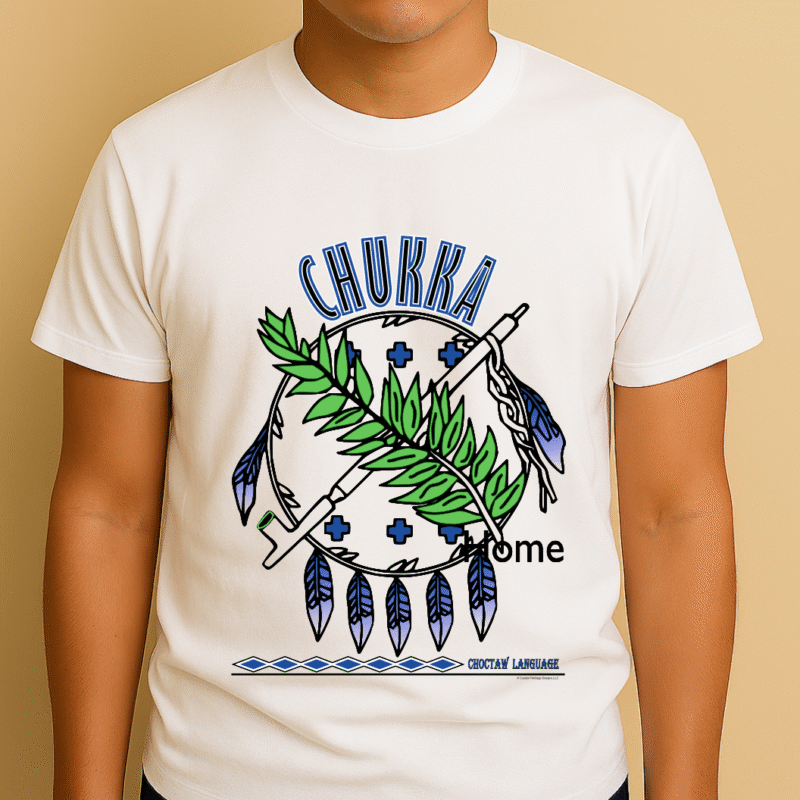 Chukka OK on White shirt Chukka Oklahoma - Graphic T