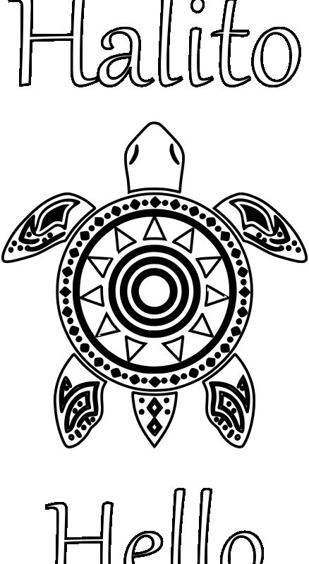 Halito Vertical - Reclaimed wood sign