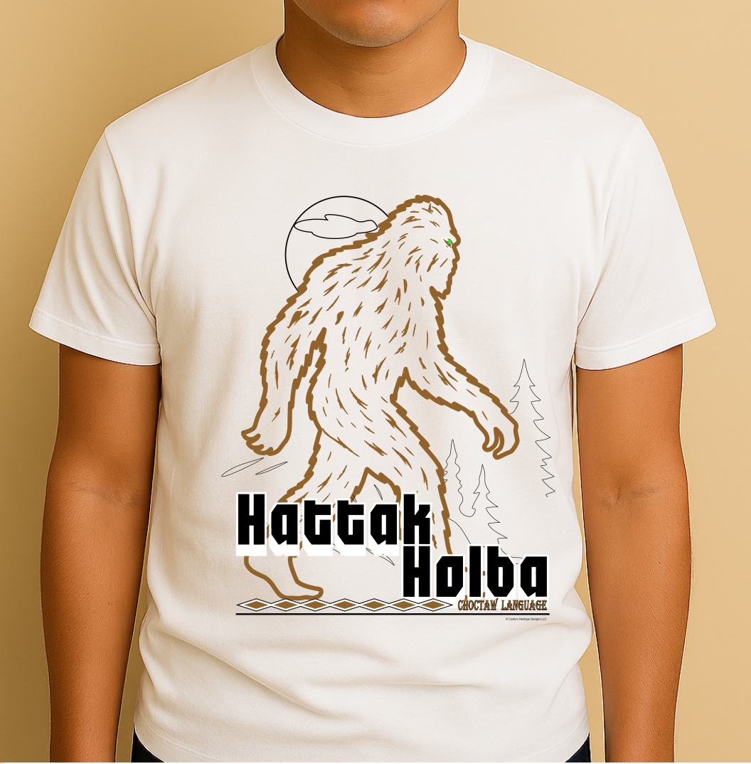 Hattak Holba on White shirt Owotta - Graphic T