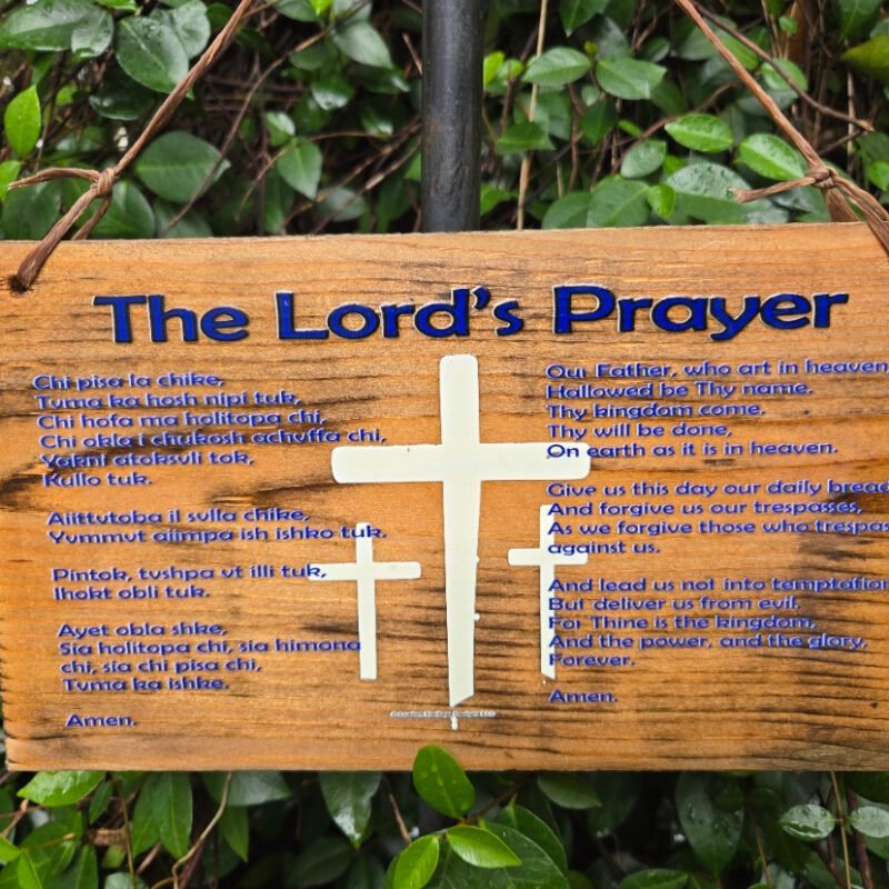 The Lord’s Prayer - Reclaimed wood sign
