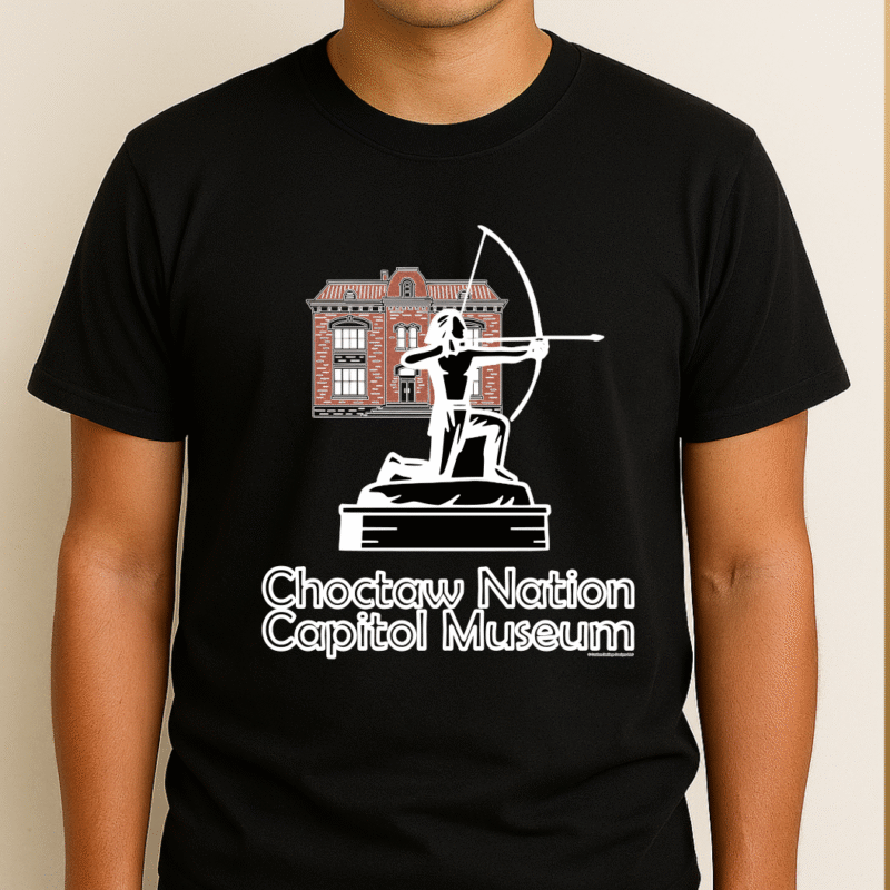 Museum Archer on Black shirt Owotta - Graphic T