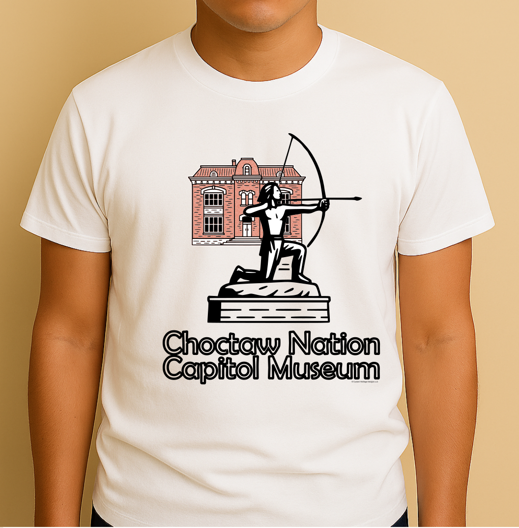 Museum Archer on White shirt Owotta - Graphic T