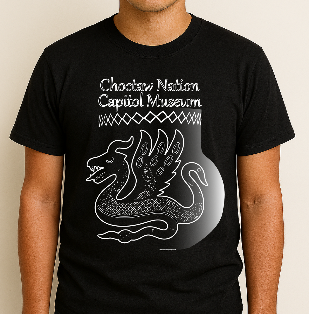 Museum Pot with grad on Black shirt Owotta - Graphic T