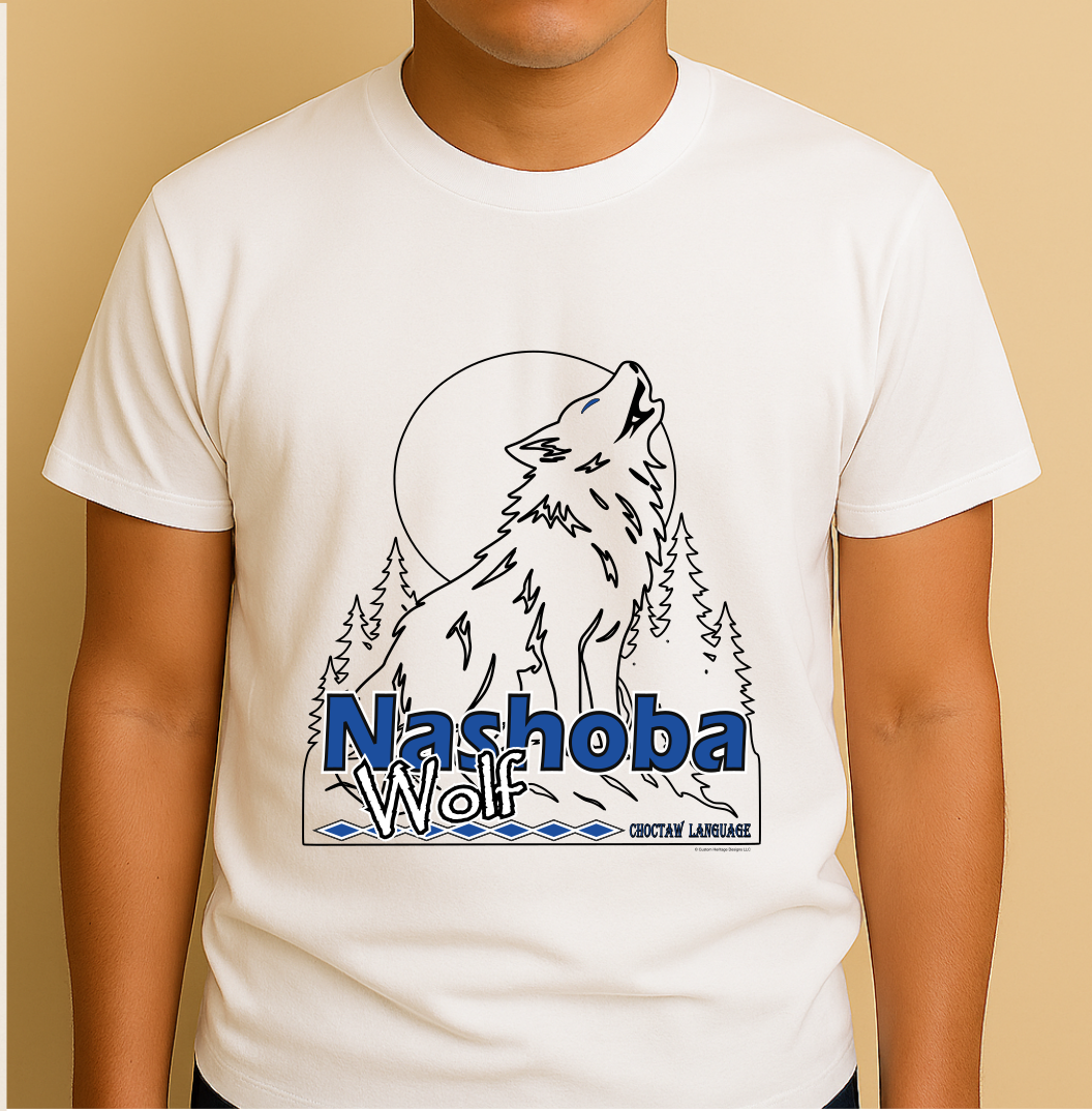 Nashoba on White shirt Owotta - Graphic T
