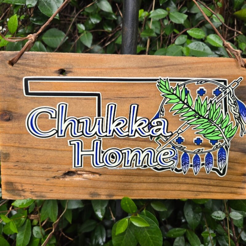 Oklahoma Chukka — Oklahoma - Reclaimed wood sign