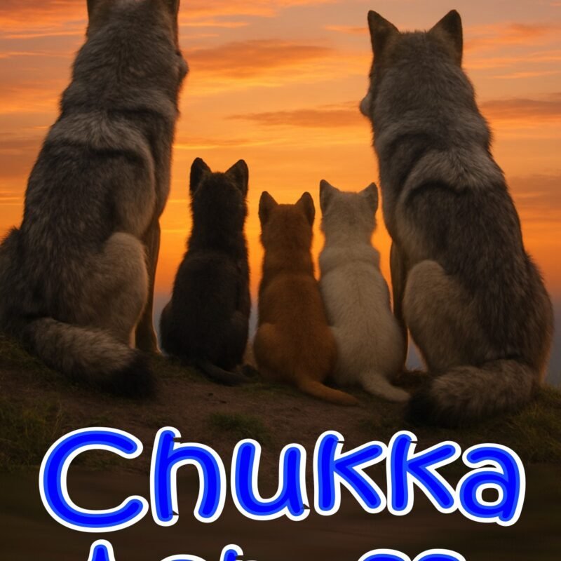 Chukka Achuffa Wolves graphic Chukka Achuffa Wolves - Key Chain