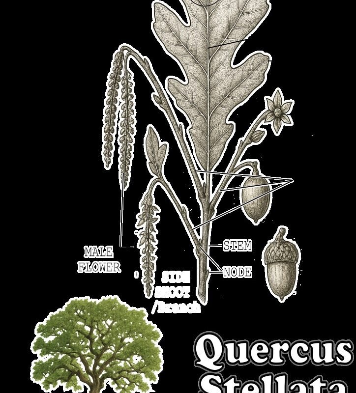 Post Oak Quercus stellata - Graphic T