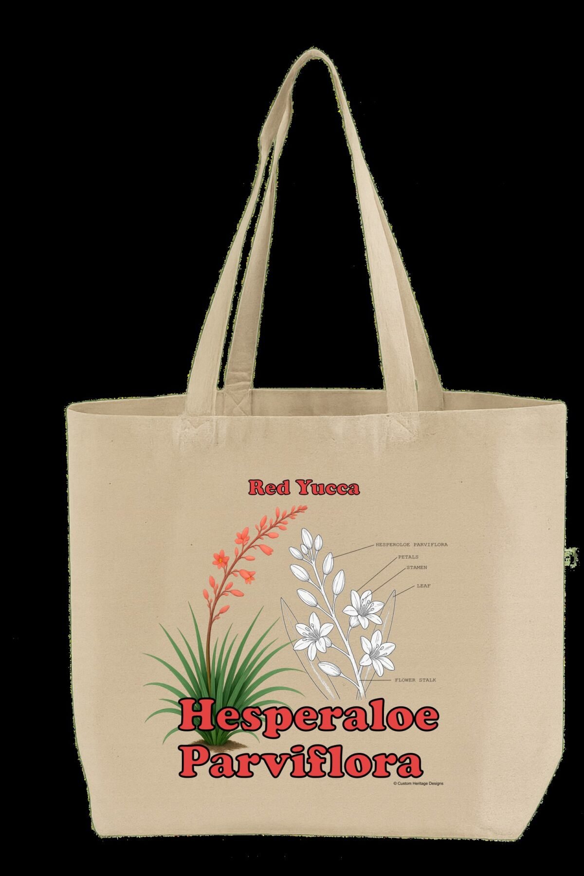Red Yucca Hesperaloe parviflora - Tote Bag