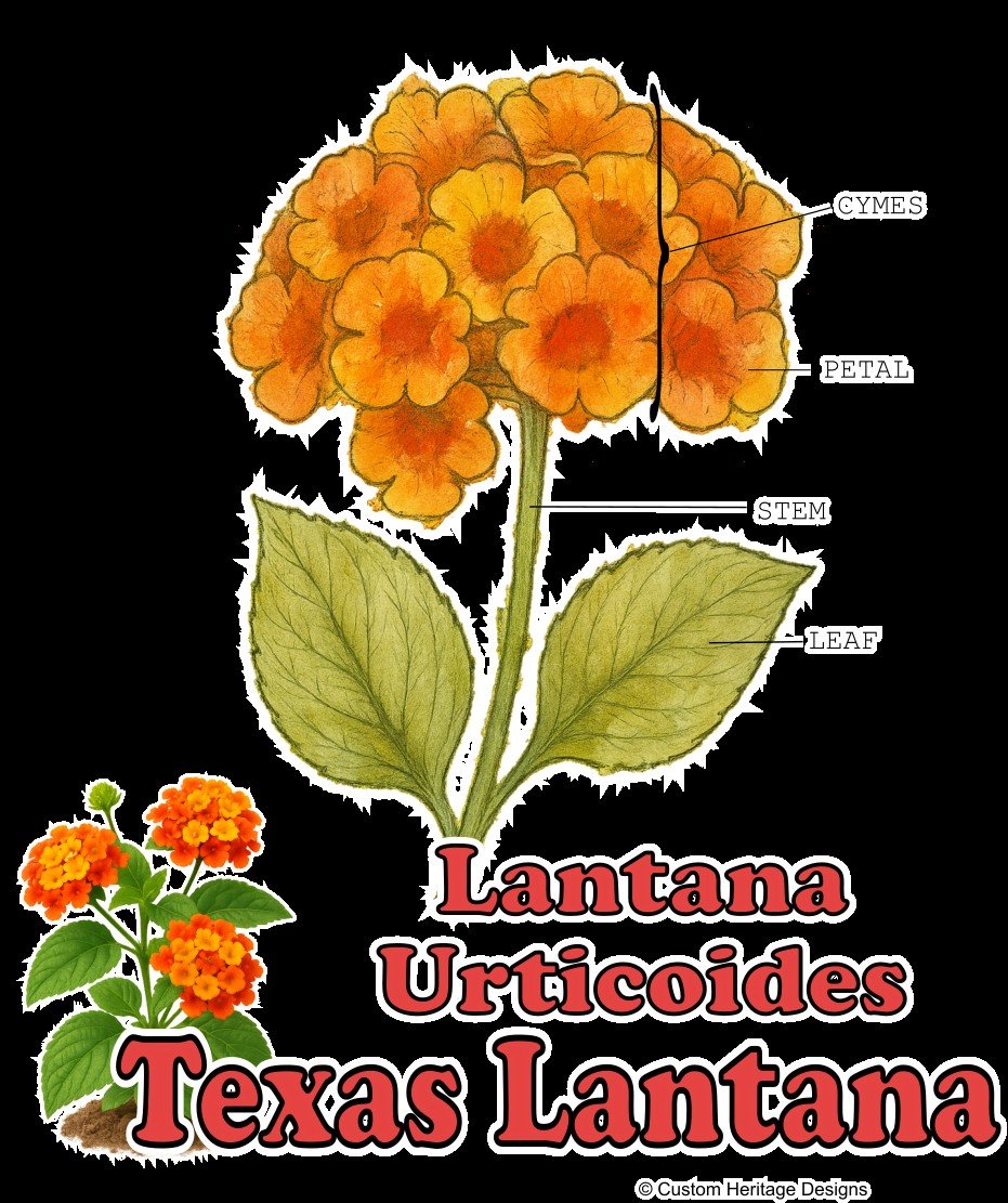 Lantana urticoides - Graphic T