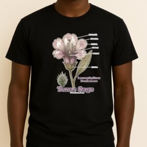 Texas Sage Black Leucophyllum frutescens - Graphic T